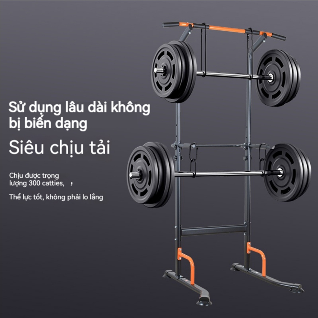 Leikefitness Xà đơn xà kép Pull Up Bar 6 điều chỉnh độ cao Chịu được XR106