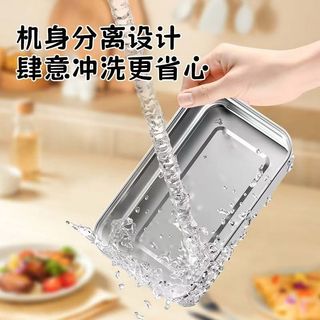 Hộp cơm điện có thể sạc lại, hộp cơm trưa cách nhiệt văn phòng, hộp cơm trưa không dây di động sưởi ấm nhiệt độ không đổi