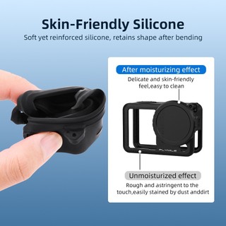 Dành Cho DJI Osmo Action 6 Ống Kính Silicon Chống Rơi Bảo Vệ Camera Thể Thao Phụ Kiện Camera Thể Thao
