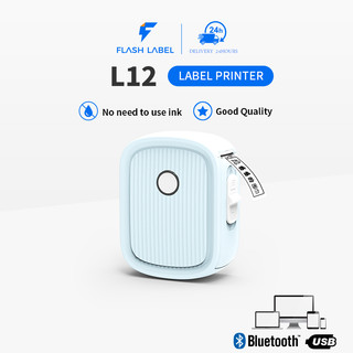 Máy in nhiệt mini cầm tay FlashLabel B1 kết nối bluetooth in mã QR, barcode mã vạch, ghi chú