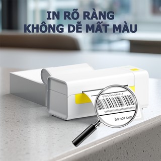 FlashLabel Giấy in nhiệt A6 tệp 500 tờ in đơn TMĐT tem nhãn vận chuyển có sẵn lớp keo dính sẵn dùng cho máy in nhiệt