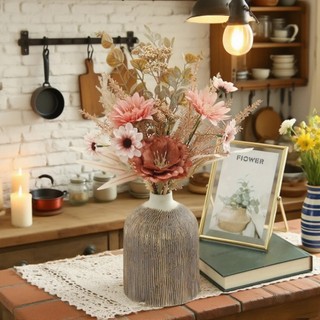 Bó Hoa Giả Decor Trang Trí Nhà Cửa Vintage Cao Cấp Lụa Mẫu Đơn Bắc Âu Thẩm Mỹ Anh Túc Để Bàn Làm Việc Phòng Khách Đám Cưới Đạo Cụ Chụp Ảnh Phụ Kiện Sang Trọng Đẹp Tự Nhiên Sắp Xếp Tiệc Nội Thất Studio Hiện Đại