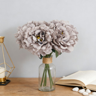 Hoa Giả Mẫu Đơn Lụa Cao Cấp Trang Trí Nhà Cửa Phòng Khách Decor Đám Cưới Bó Cầm Tay Vintage Văn Bình Để Bàn Cành Phụ Kiện Chụp Ảnh Silk Peony Artificial Flowers Home Decoration Wedding Party Photography Props Nordic Style Aesthetic Gift Arrangement