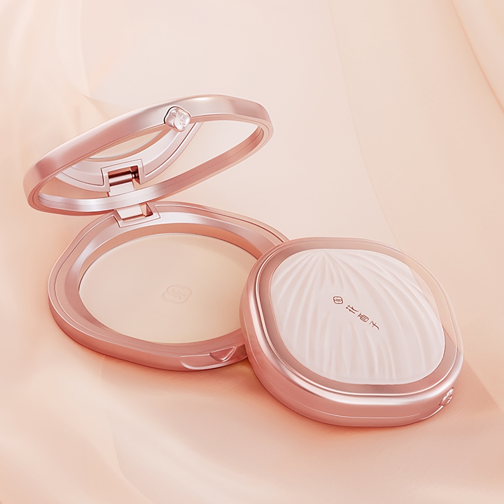 【Yến Muốn Đẹp Livestream】Florasis ( Hoa Tây Tử) Phấn Nén Lì Mịn Yurong Airbrushed – Finish Lì, Mịn & Lâu Trôi 9g