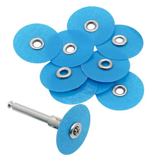 10/40 Chiếc Đánh Bóng Răng Đĩa Giữ Cần Mandrel Soflex Flexi Đĩa RA Vỏ Làm Trắng Răng Chất Liệu Nha Khoa Dụng Cụ