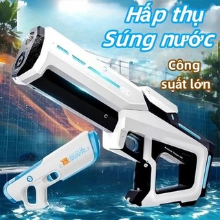 Trẻ em áp lực cao kích thước lớn điện liên tục phun nước, Chơi đồ chơi lễ hội nước, Tự động hút nước mạnh mẽ phun nước