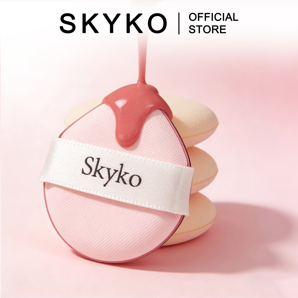 Puff trang điểm Mini SKYKO cho kem che khuyết điểm dạng lỏng