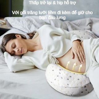 Probiotic Hình Chữ U Gối Bà Bầu Bụng Lưng Đệm Gối Mang Thai Gối Đệm Cho Mang Thai