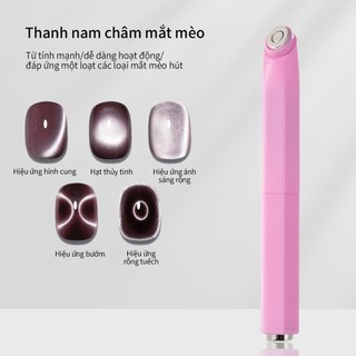 ANNIES Nail Ring 3 trong 1 Cat Eye Magnet Butterfly Mạnh mẽ có thể tháo rời