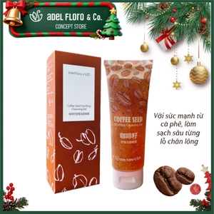 🌿【Adel Floro】Sữa Rửa Mặt Tẩy Trang Hạt Cà Phê Dịu Nhẹ, Làm Sạch Sâu & Cấp Ẩm Cho Da Nhạy Cảm