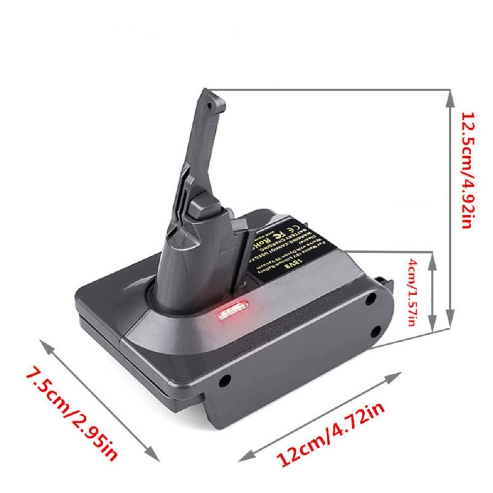 MT18V6 MT18V7V8 Pin Adapter Cho Makita 18V Li-ion Pin Chuyển Đổi Cho Dyson V6 V7 V8 SV04 SV03 DC59 DC58 DC62 SV09 SV05