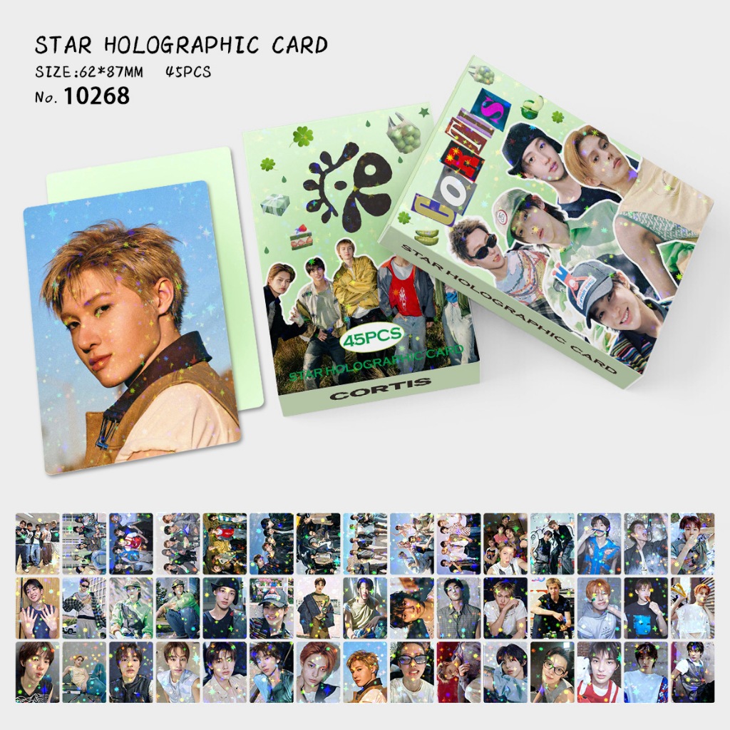 30-60 Chiếc CORTIS Laser Lomo Cards MÀU NGOÀI TRỜI Album SHOWCASE HOLOGRAPHIC Photocards KEONHO MARTIN JAMES SEONGHYEON JUHOON KPOP Thần tượng Bưu thiếp YM