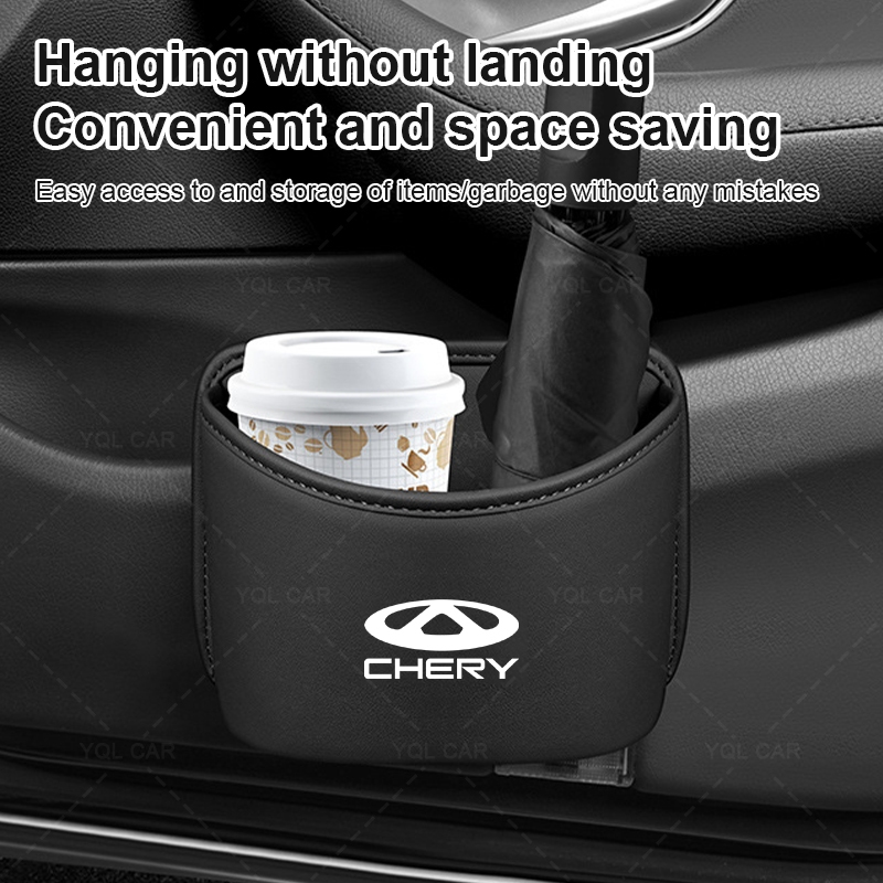 1 / 2 Chiếc Đa Năng Treo Xe Túi Đựng Rác Xe Ô Tô Đồ Lặt Vặt Có Thể Bảo Quản Cho Chery Tiggo 2 3 4 5 7 PRO 8 ARRIZO7 E3 E5 A3 A5