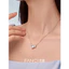 Vòng cổ mặt dây chuyền đường pha lê mờ FanciMe bằng bạc Sterling - Trang sức tối giản dành cho nữ