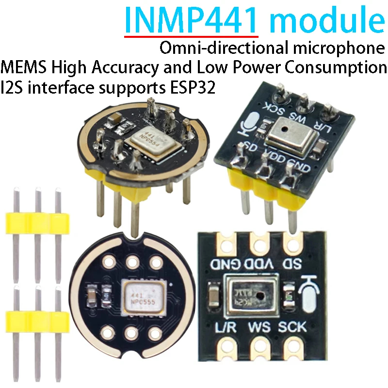 Mô-đun micrô đa hướng INMP441 MEMS Độ chính xác cao Tiêu thụ điện năng ...