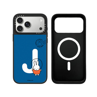 Từ Tính Không Dây Cho iPhone 17 16 15 14 13 Pro Max Plus Miffy Chữ G Đến L Đen Cạnh Cứng Ốp điện thoại Ốp điện thoại Nổi Logo