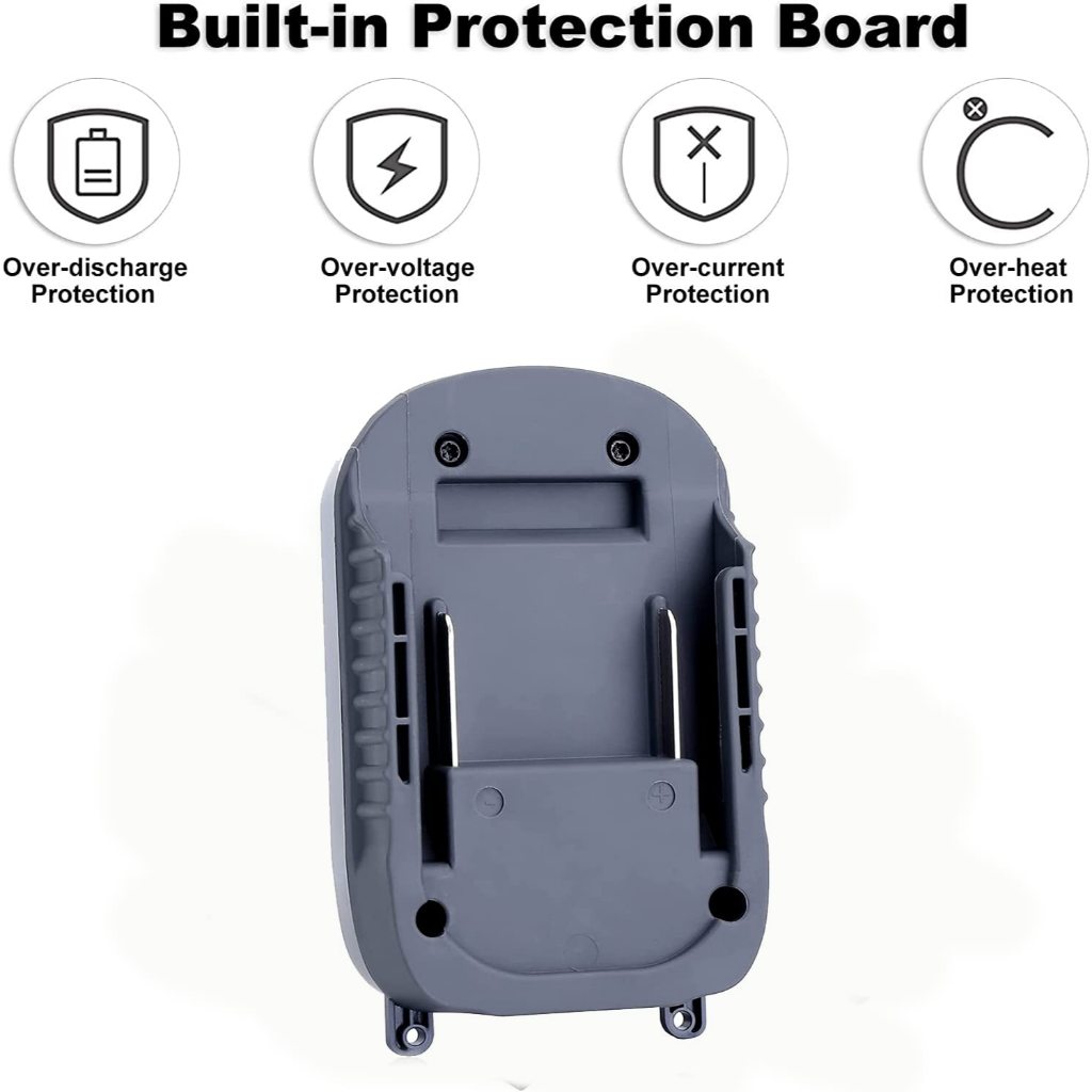 Bộ Chuyển Đổi Pin V7 V8 Tương Thích Với Dewalt 20V Pin Chuyển Đổi Để Thay Thế Cho Dyson V7 V8 Pin SV10 SV11 Series Động Vật Tuyệt Đối Motorhead Pro HEPA Không Dây Dính Chân Không