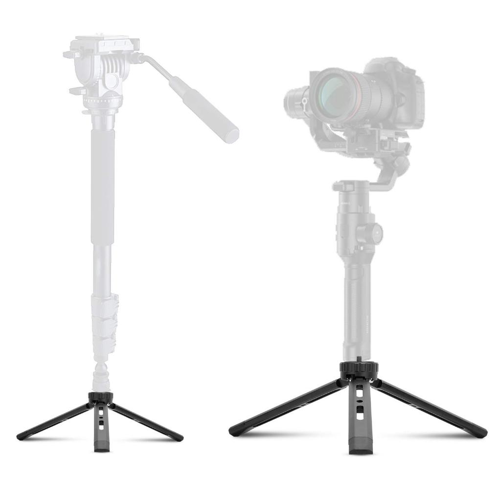 Chân máy Mini bằng nhôm 1 / 4 "Vít – Chân đế để bàn có thể điều chỉnh cho Gimbal & Camera | Chân máy kim loại di động cho Zhiyun, DJI Osmo, Ronin, Vimble