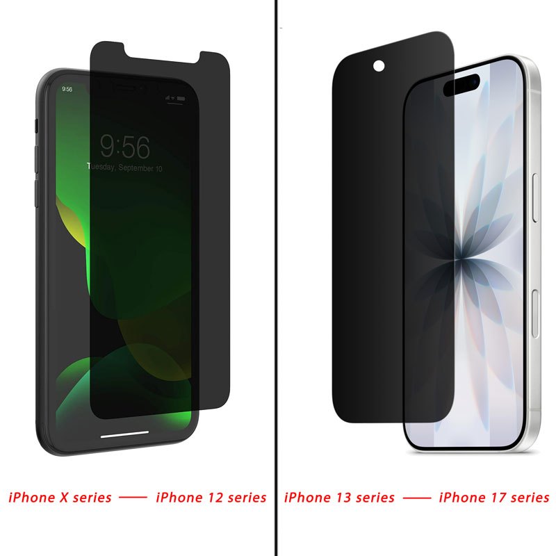 Kính Cường Lực Chống Nhìn Trộm Cho Apple iPhone 17 Air 16E 16 15 14 13 12 11 Pro X Xs Max Xr 7 8 6 6s Plus ip16 ip15 ip14 ip12 ip11 SE SE2 SE3 2020 2022 4G 5G 2025