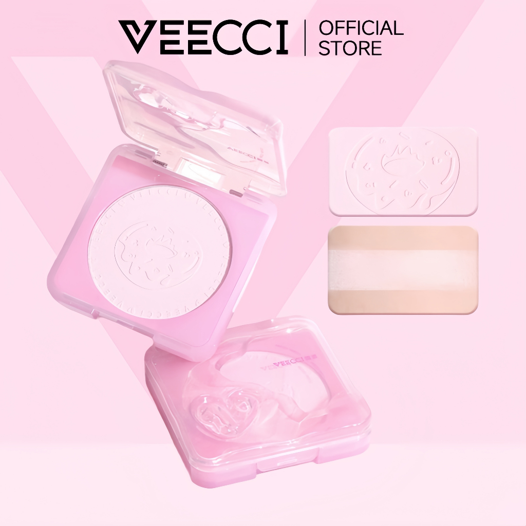 VEECCI phấn highlight đơn sắc nhám dung tích lớn, làm sáng vùng da tối tự nhiên trên mặt, bền lâu 10g
