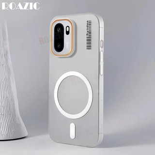 Sang Trọng Slim Matte Nửa Trong Suốt Vỏ Điện Thoại Tương Thích Cho OnePlus Ace 6T / 15R Từ Tính Chống Vân Tay Chống Rơi Chống Sốc Mặt Sau PC Cứng RS01
