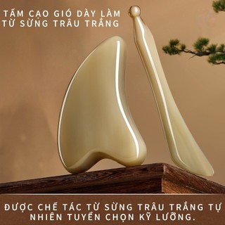 Dụng cụ cạo gió bằng sừng chuyên dụng, massage giải cảm cho cơ thể - MH813