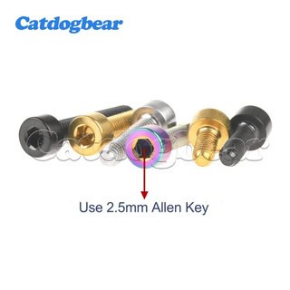 Catdogbear Titan Ti Bu Lông M3 X 6 8 10 12 15 18 20 Mm Vít Lục Giác Bên Trong DIN912 Cho Xe Đạp Ti Fastener