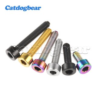 Catdogbear Titan Ti Bu Lông M3 X 6 8 10 12 15 18 20 Mm Vít Lục Giác Bên Trong DIN912 Cho Xe Đạp Ti Fastener