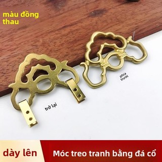 Móc đồng treo tranh thư pháp và khung tranh phong cách cổ điển Trung Quốc, phụ kiện treo tranh retro