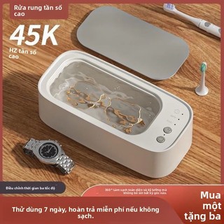 Máy giặt kính siêu âm Máy giặt trang sức đa chức năng tự động Nẹp làm sạch gia đình Máy làm sạch di động