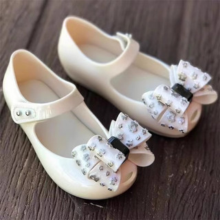 Giày trẻ em hoa Melissa Brazil Giày thạch miệng cá bé gái