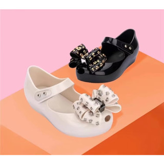 Giày trẻ em hoa Melissa Brazil Giày thạch miệng cá bé gái