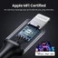 UGREEN Original MFI Dark Green1 Meter Usb C sang cáp chiếu sáng Sạc nhanh di động