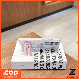 Thích hợp cho OPPO Reno 15F Reno 14F Reno 14 PRO Reno 13F Reno12 F Reno11 F Reno 10 Reno 8T Reno 8Z Reno 7Z Reno8 Phim hoạt hình dễ thương Hello Kitty Blue Cat gương đứng chống sốc TPU p