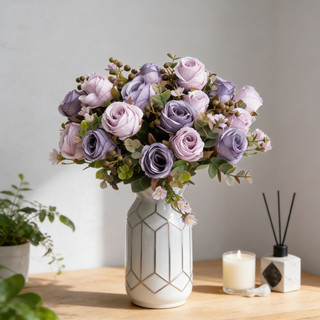 Hoa Hồng Giả Lụa Cao Cấp Decor Trang Trí Nhà Cửa Như Thật Vintage Bắc Âu Bó Nhân Tạo Đẹp Cắm Bình Phòng Khách Đám Cưới Hỏi Quà Tặng Đạo Cụ Chụp Ảnh Studio DIY Sắp Xếp Bàn Làm Việc Sang Trọng Phụ Kiện Nội Thất Thẩm Mỹ Tinh Tế Đa Năng Hiện Đại Phong Cách