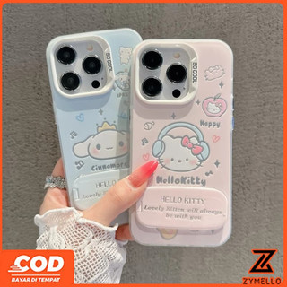 Thích hợp cho OPPO Reno 15F Reno 14F Reno 13F Reno 13 PRO Reno12 F Reno11 F Reno 10 Reno 8T Reno 8Z Reno 7Z Reno8 Hoạt Hình Quế Chó Hello Kitty Gương Đứng Chống Sốc TPU Ph