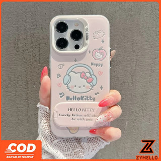 Thích hợp cho OPPO Reno 15F Reno 14F Reno 13F Reno 13 PRO Reno12 F Reno11 F Reno 10 Reno 8T Reno 8Z Reno 7Z Reno8 Hoạt Hình Quế Chó Hello Kitty Gương Đứng Chống Sốc TPU Ph
