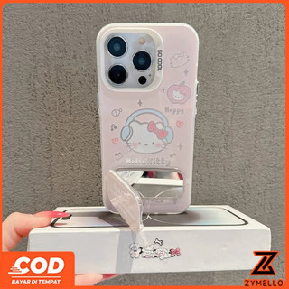 Thích hợp cho OPPO Reno 15F Reno 14F Reno 13F Reno 13 PRO Reno12 F Reno11 F Reno 10 Reno 8T Reno 8Z Reno 7Z Reno8 Hoạt Hình Quế Chó Hello Kitty Gương Đứng Chống Sốc TPU Ph
