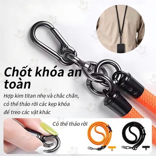 Dây Đeo Điện Thoại 120CM Bằng Nylon Đa Năng – Dây Treo Điện Thoại, Đeo Túi, Thể Thao, Leo Núi