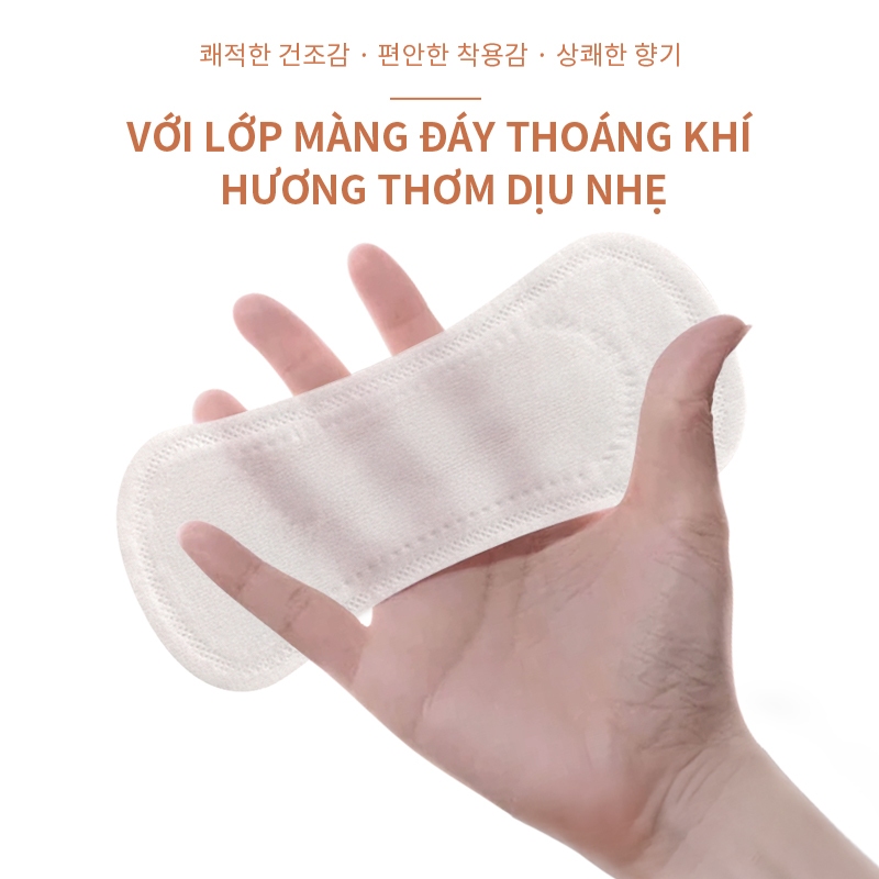 【SevonStory ⑦】Combo 5 gói hàng ngày Băng vệ sinh  siêu mỏng < 1mm, với  chiều dài 155mm (21 miếng/gói). Hương hoa tinh tế, thơm nhẹ và lưu hương dài lâu. Băng vệ sinh tàng hình.