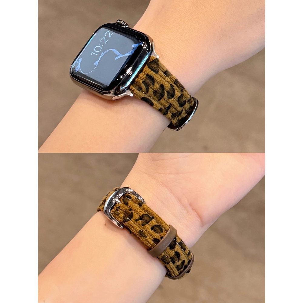Dây đeo cổ tay mỏng hơn in họa tiết da báo thời trang dành cho nữ Thích hợp cho Apple Watch S11 SE3 Ultra3 S10 S9 S8 SE S7 S6 Ultra 49mm 46mm 42mm 40mm 44mm 41mm 45mm Dây đeo cổ tay