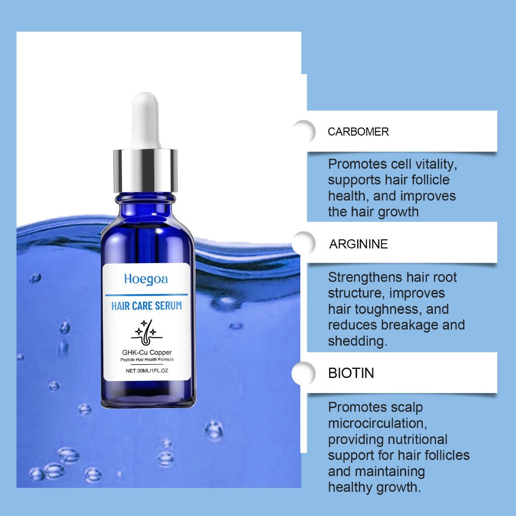 Serum chăm sóc tóc HOEGOA - GHK Cu Copper Hair Serum dành cho mọc tóc & sức khỏe da đầu 30ML
