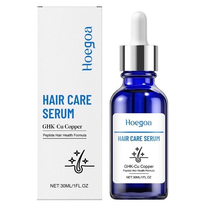Hoegoa GHK-Cu Copper Peptide Chăm Sóc Tóc Cho Tóc Mềm Mại & Tỏa Sáng - Kem Dưỡng Ẩm Da Đầu Khô 30ML