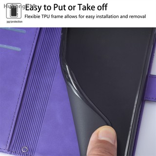 Dành Cho Xiaomi Civi 1S 2 3 CC9 Poco M2 M3 M4 M5S M6 M7 Pro 4G 5G Vỏ Điện Thoại Da Lật Chống Sốc Ví Khe Cắm Thẻ Vỏ