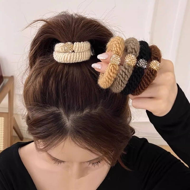 Băng đô nhiều màu với dây cao su dày và độ đàn hồi tốt