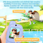 Bộ đàm video cho trẻ em, Bộ đàm video 2 gói cầm tay có thể sạc lại cho trẻ em, tầm xa lý tưởng cho các trò chơi gia đình, bên ngoài — ảnh 4
