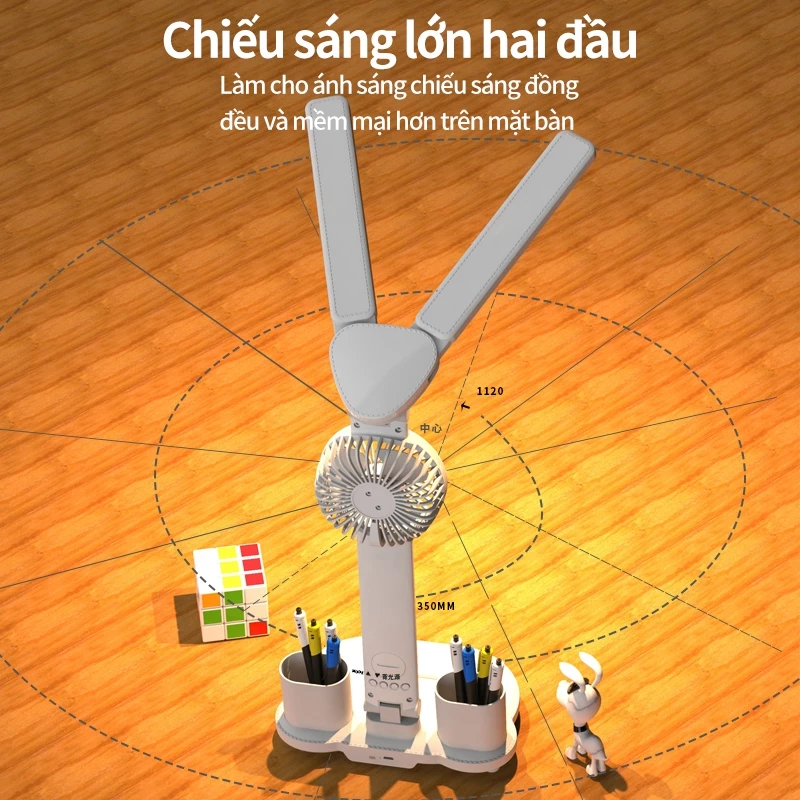 Đèn bàn LED Bảo vệ mắt Học tập có thể sạc lại Ký túc xá Cảm ứng Trẻ em Đầu giường Quà tặng Sạc USB có thể điều chỉnh độ sáng