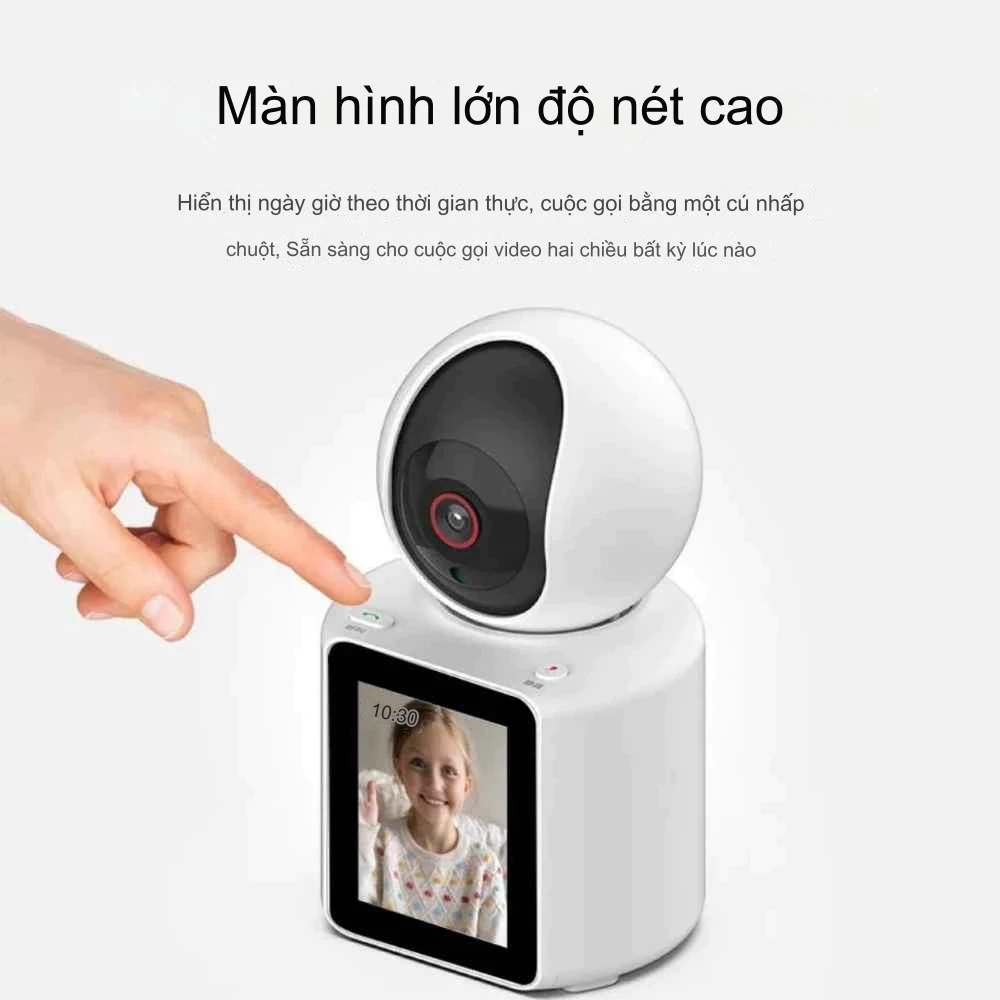Super Look icsee Trong nhà với màn hình Giám sát thông minh Webcam gia đình Giám sát cuộc gọi Video wifi