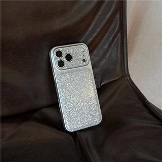 IPhone 17 Pro Max 16 pro max Họa tiết bạc lấp lánh TPUEpoxy nhựa chất liệu ốp điện thoại