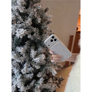 IPhone 17 Pro Max 16 pro max Họa tiết bạc lấp lánh TPUEpoxy nhựa chất liệu ốp điện thoại